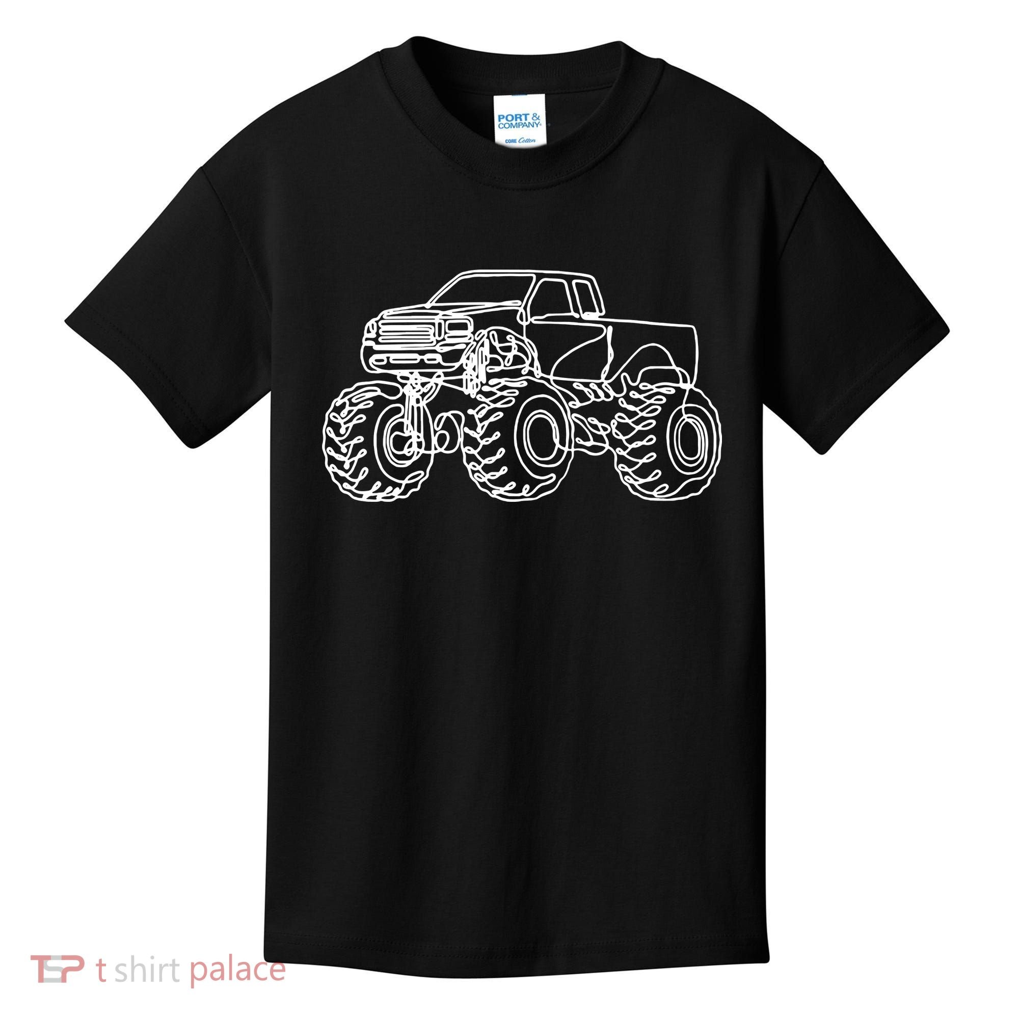 Monster Truck Kids T-Shirt