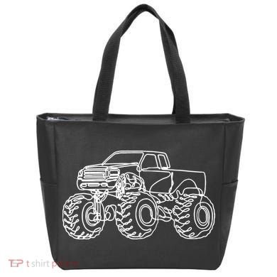 Monster Truck Tote Bag