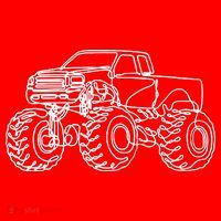 Monster Truck Santa Hat thumb 1