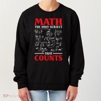 Math Teacher Math The Only Subject That Counts Women's Sweatshirt thumb 0