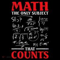 Math Teacher Math The Only Subject That Counts Coaster thumb 2