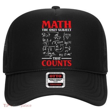 Math Teacher Math The Only Subject That Counts Hat