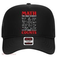 Math Teacher Math The Only Subject That Counts Hat thumb 0