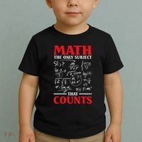 Math Teacher Math The Only Subject That Counts Toddler T-Shirt thumb 2