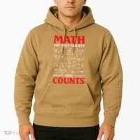 Math Teacher Math The Only Subject That Counts Hoodie thumb 2