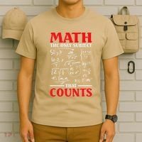 Math Teacher Math The Only Subject That Counts T-Shirt thumb 6