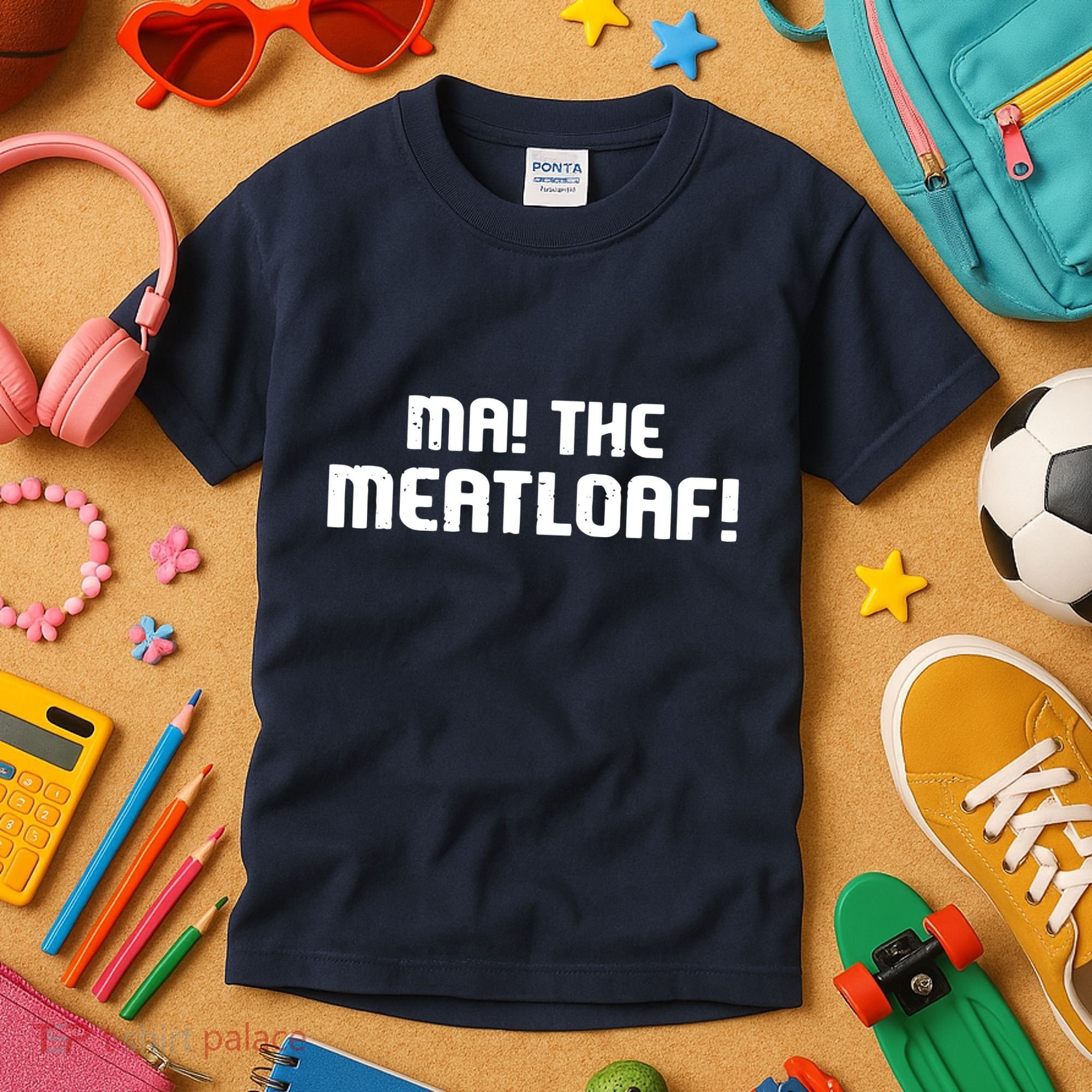 Ma The Meat Loaf! Funny Mom Cooking Kids T-Shirt