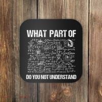 Math Teacher Meaningful Gift Funny Saying Mathematics Quote Teachers Gift Coaster thumb 0