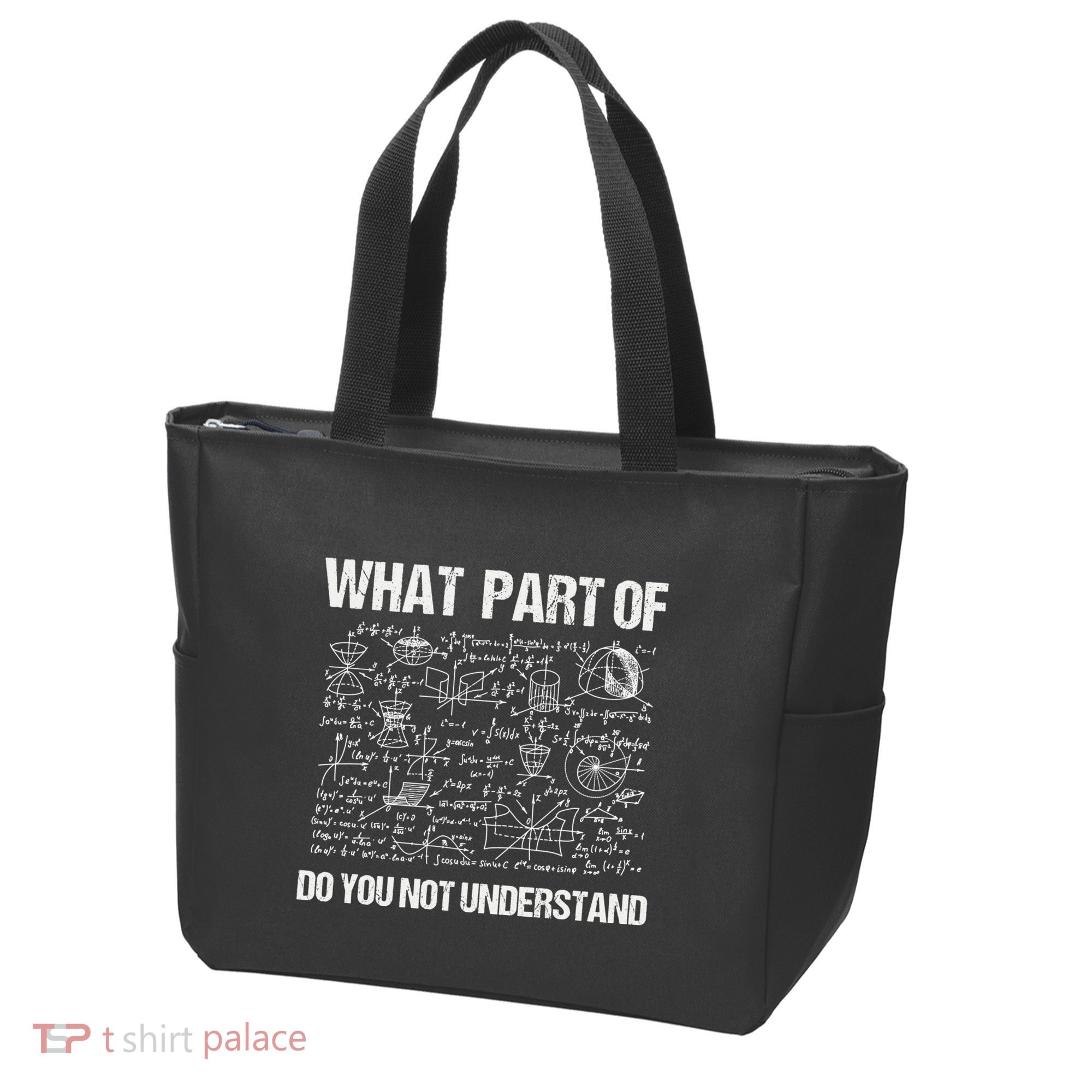 Math Teacher Meaningful Gift Funny Saying Mathematics Quote Teachers Gift Tote Bag