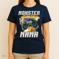 Monster Truck Mama Monster Truck Are My Jam Truck Lovers T-Shirt thumb 4