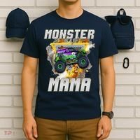 Monster Truck Mama Monster Truck Are My Jam Truck Lovers T-Shirt thumb 6