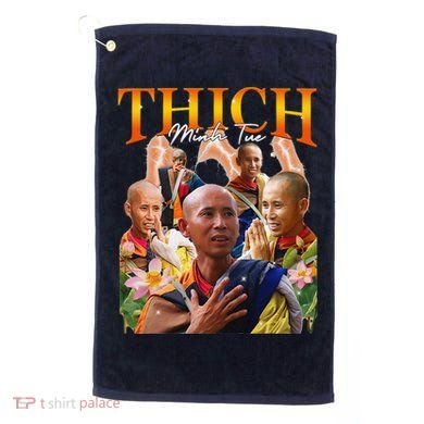 Monk Thich Minh Tue Bootleg Golf Towel
