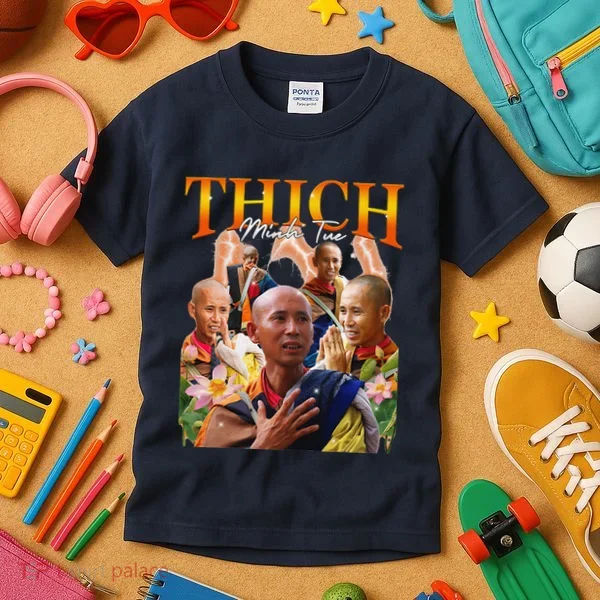 Monk Thich Minh Tue Bootleg Kids T-Shirt