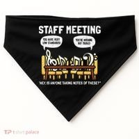 Music Theory Musician Music Teacher Funny Musical Notes USA-Made Doggie Bandana thumb 0