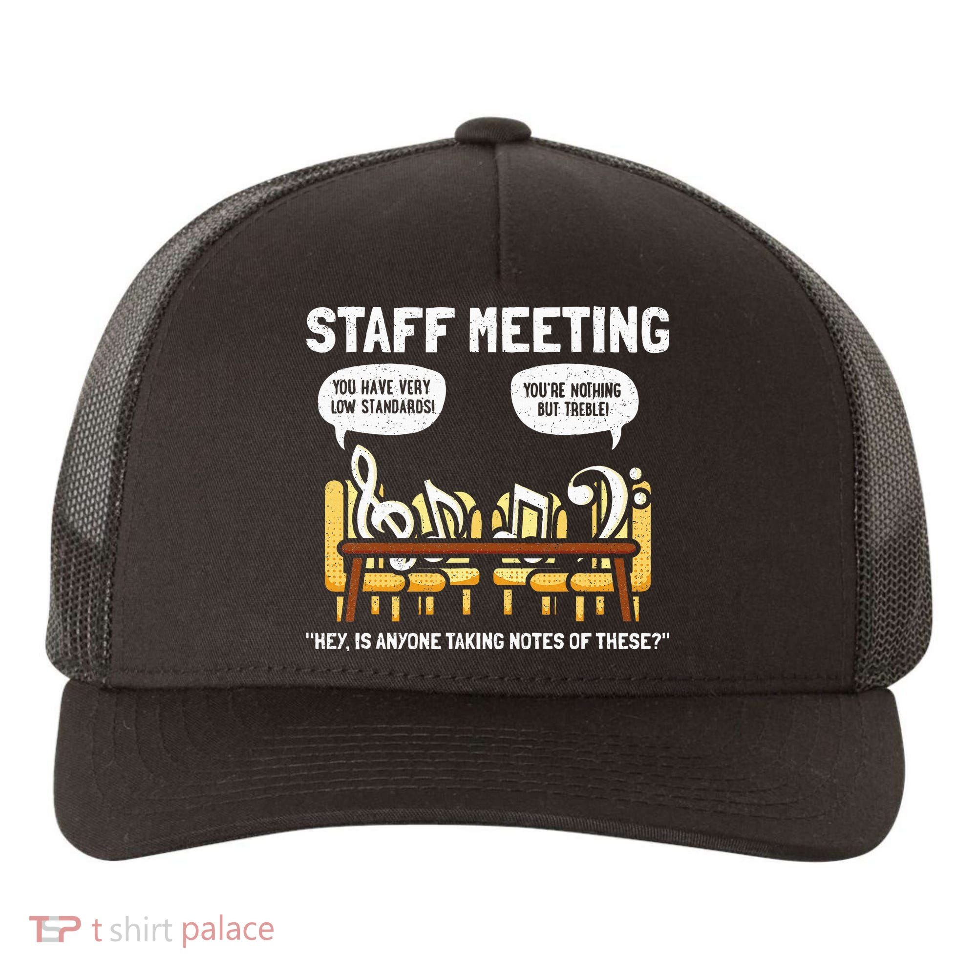 Music Theory Musician Music Teacher Funny Musical Notes Yupoong Adult 5-Panel Trucker Hat