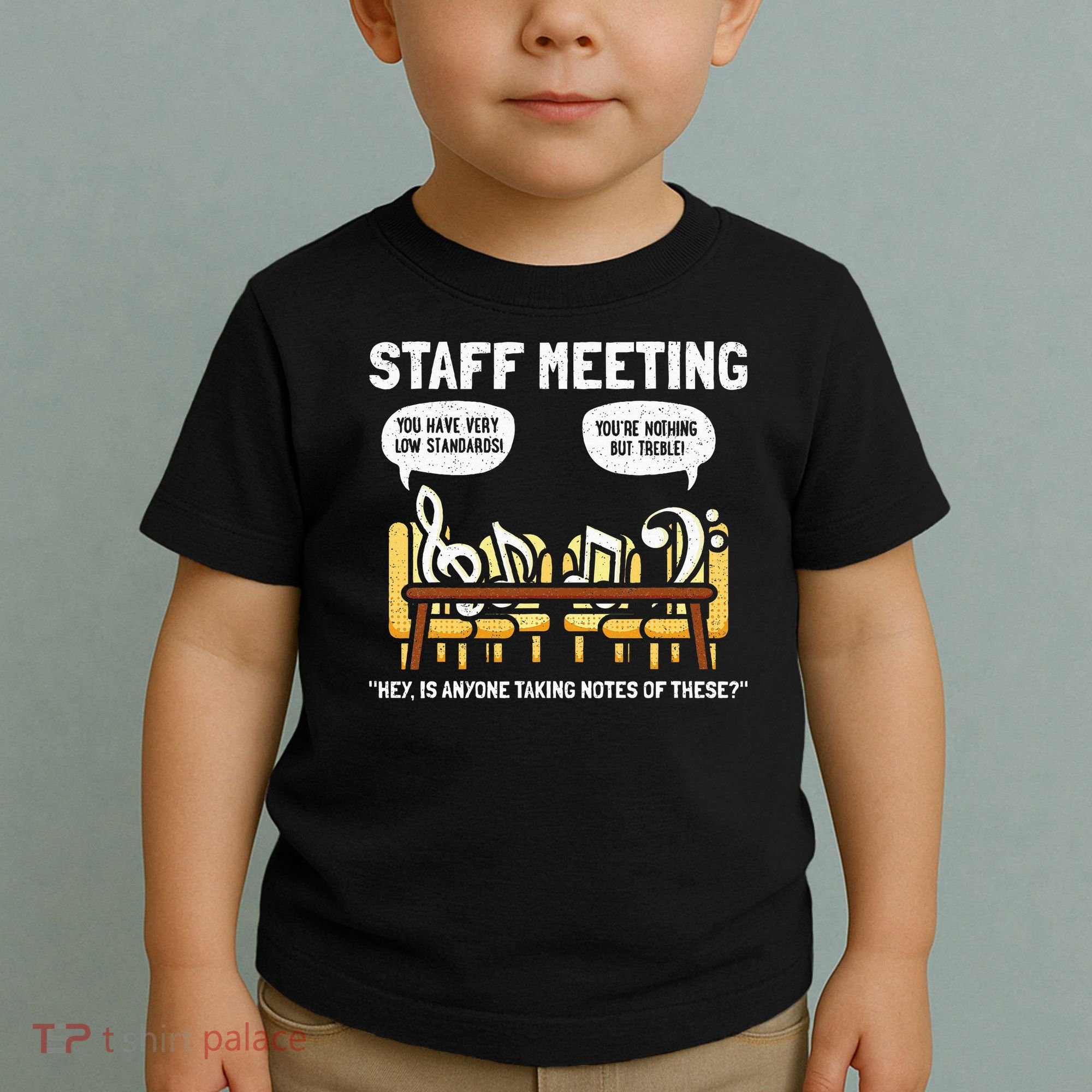 Music Theory Musician Music Teacher Funny Musical Notes Toddler T-Shirt