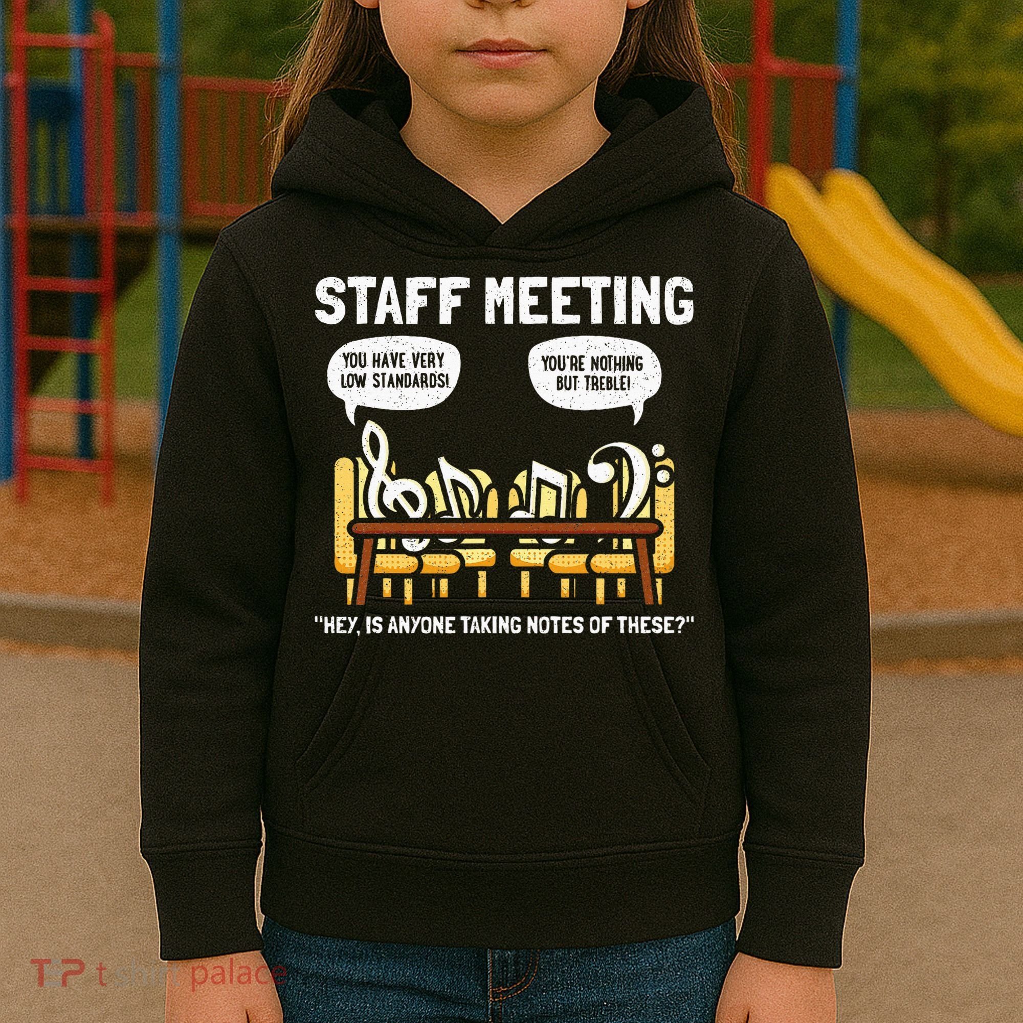 Music Theory Musician Music Teacher Funny Musical Notes Kids Hoodie
