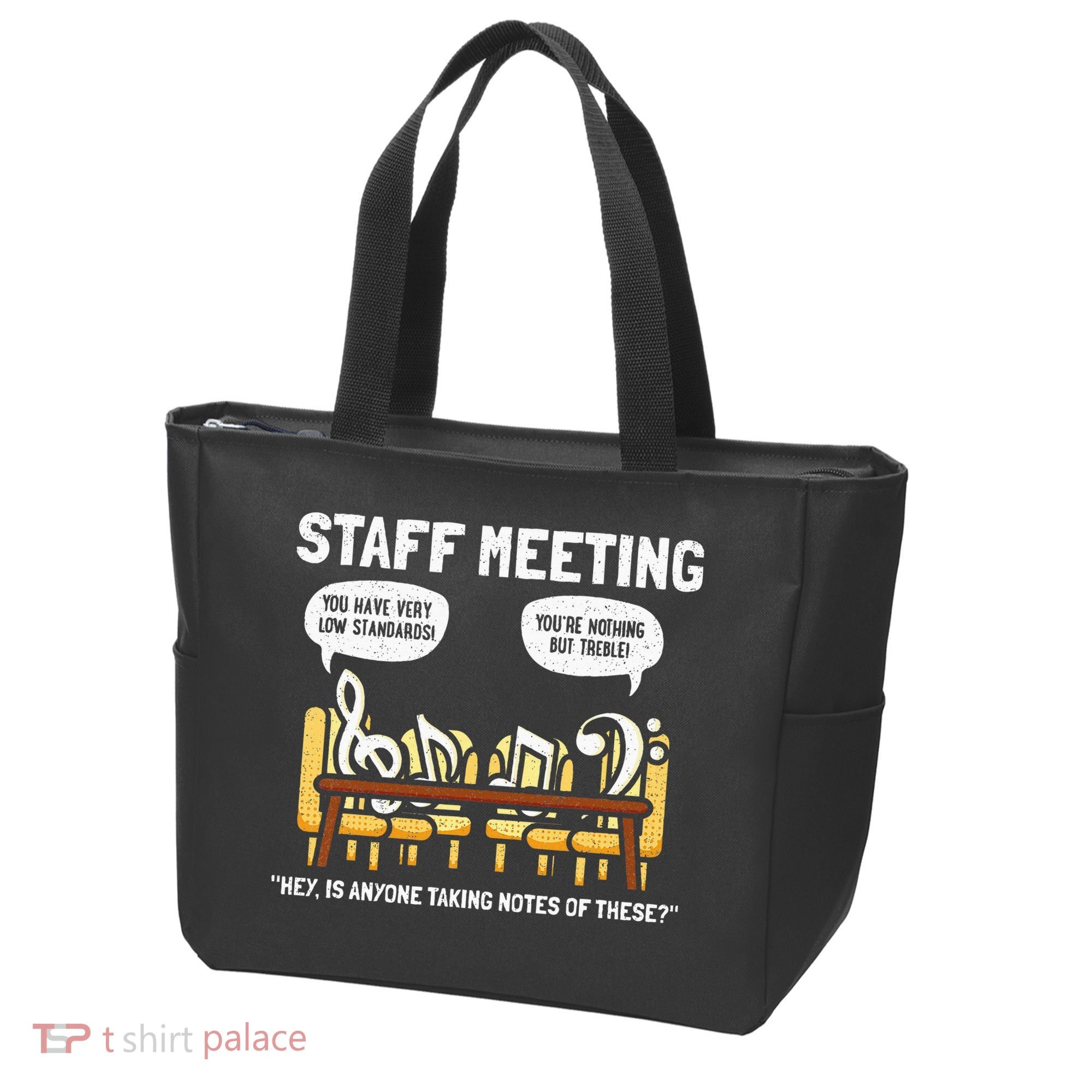 Music Theory Musician Music Teacher Funny Musical Notes Tote Bag