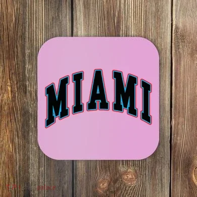Miami Text Coaster