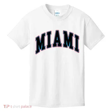 Miami Text Kids T-Shirt