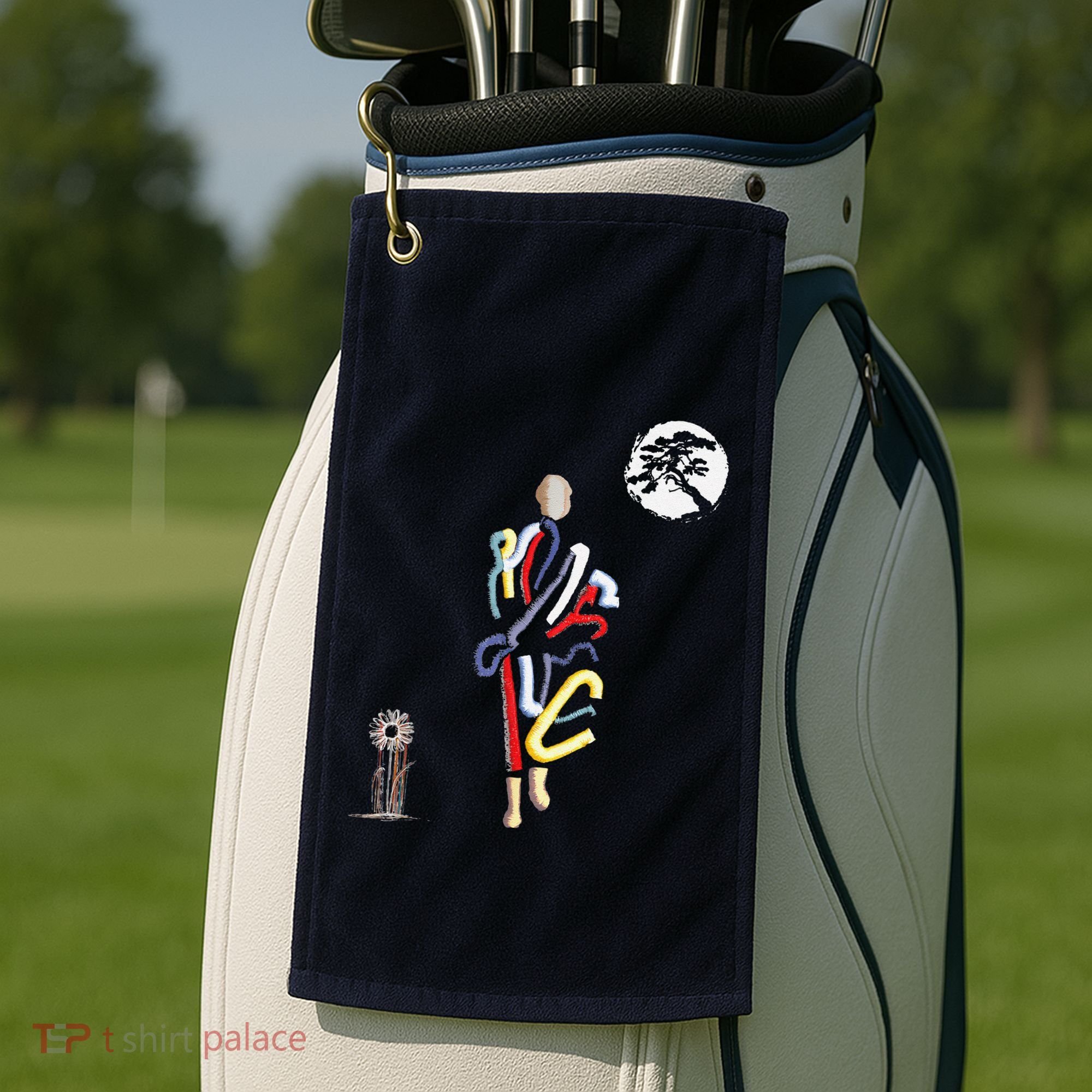 Monk Thich Minh Tue Golf Towel