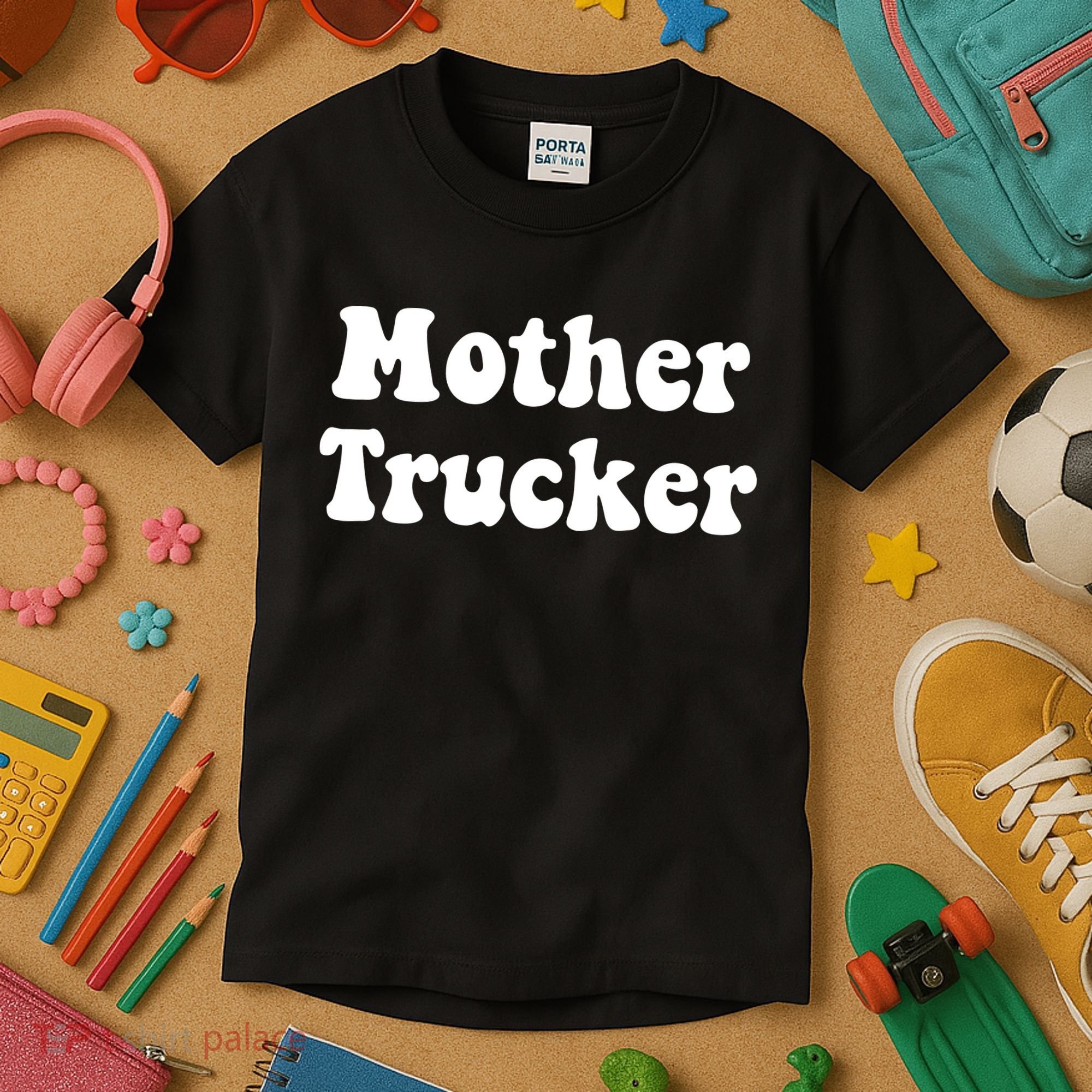 Mother Trucker Kids T-Shirt
