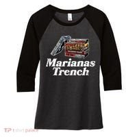 Marianas Trench Mt Eras Women's Tri-Blend 3/4-Sleeve Raglan Shirt thumb 0
