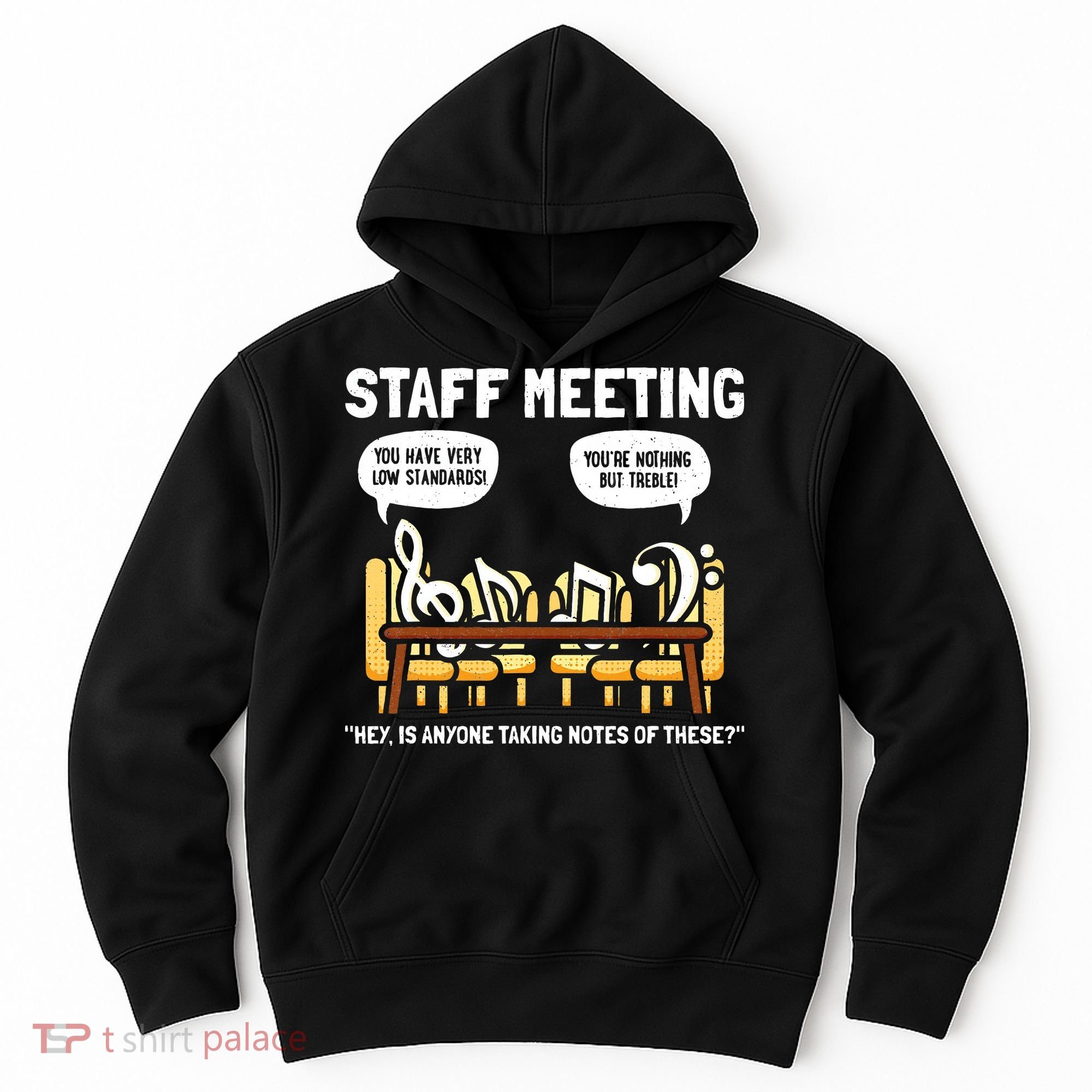 Music Theory Musician Music Teacher Funny Musical Notes Hoodie