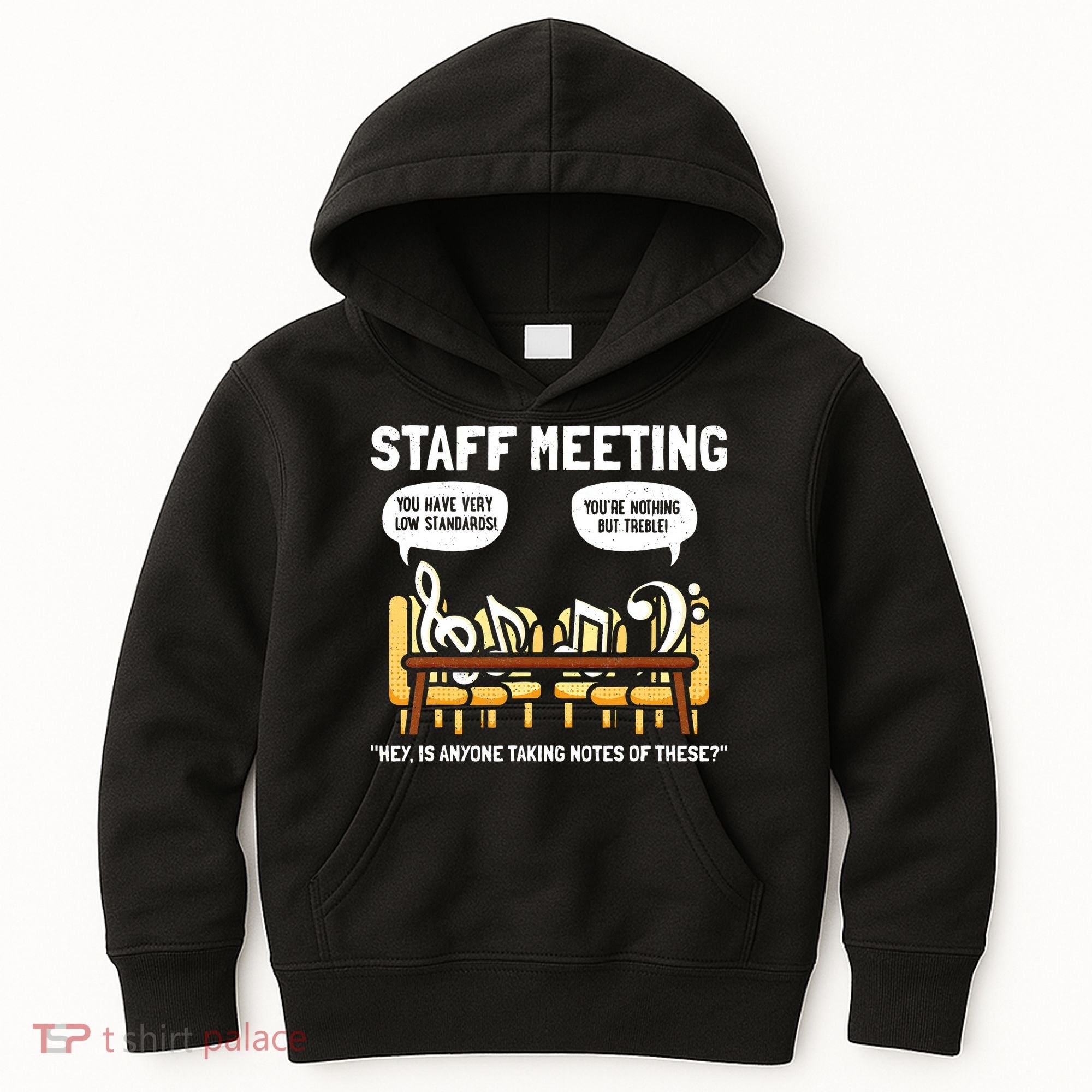 Music Theory Musician Music Teacher Funny Musical Notes Kids Hoodie