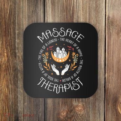 Massage Therapist Masseuse Massage Therapy Massotherapist Coaster