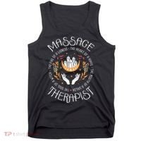 Massage Therapist Masseuse Massage Therapy Massotherapist Tank Top thumb 0