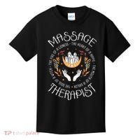 Massage Therapist Masseuse Massage Therapy Massotherapist Kids T-Shirt thumb 0
