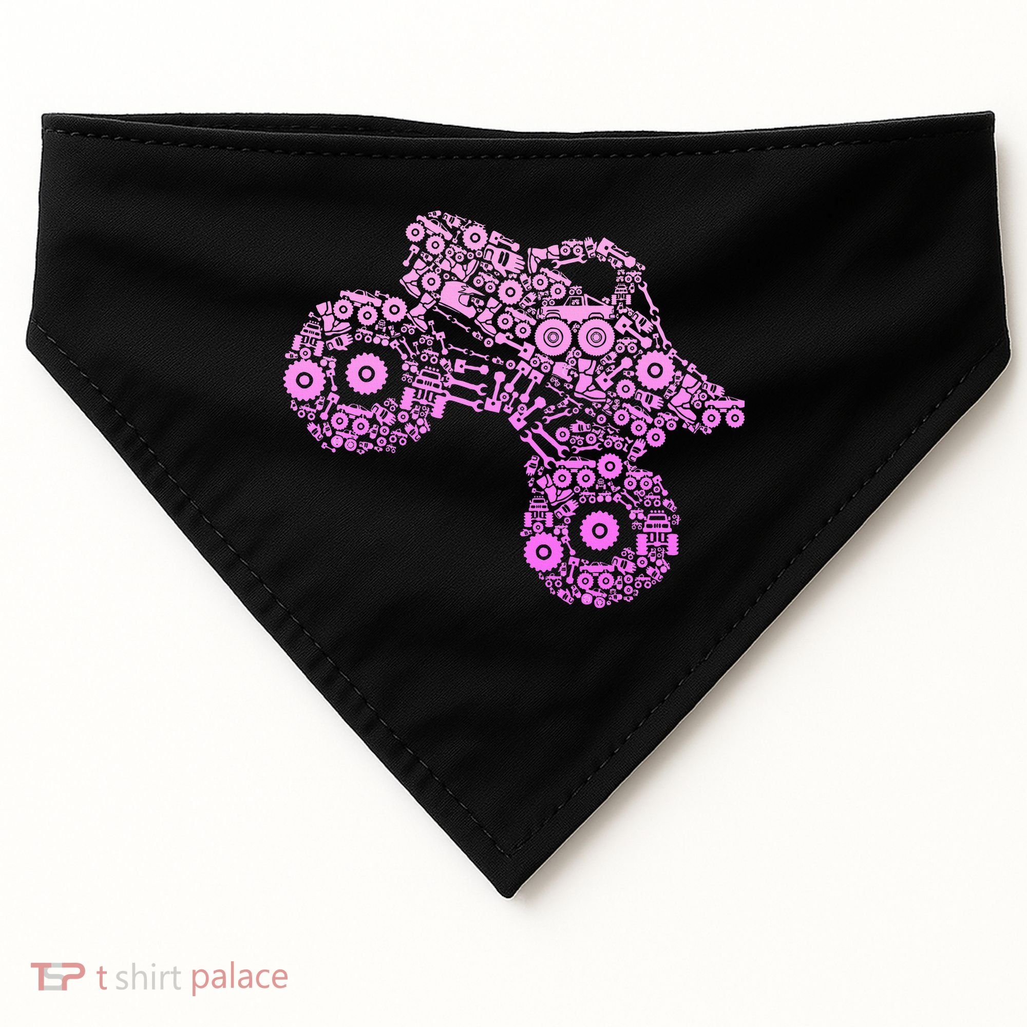 Monster Truck USA-Made Doggie Bandana
