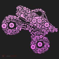Monster Truck Golf Towel thumb 3