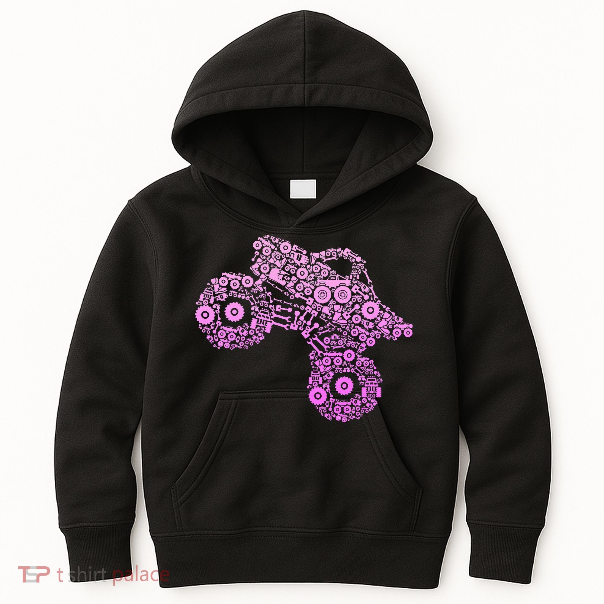 Monster Truck Kids Hoodie