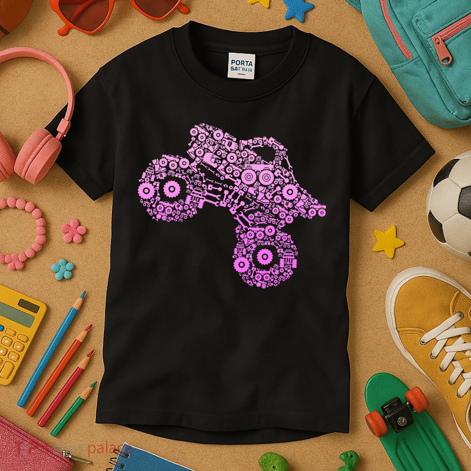 Monster Truck Kids T-Shirt