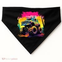 Monster Truck USA-Made Doggie Bandana thumb 0