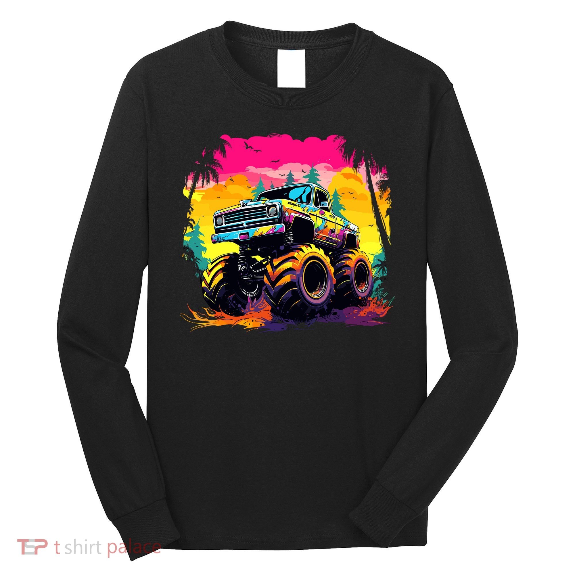 Monster Truck Long Sleeve Shirt