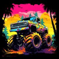 Monster Truck Button thumb 1