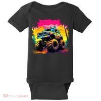 Monster Truck Baby Bodysuit thumb 0