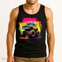 Monster Truck Tank Top thumb 3