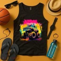Monster Truck Tank Top thumb 4