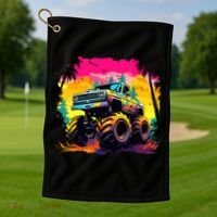 Monster Truck Golf Towel thumb 1
