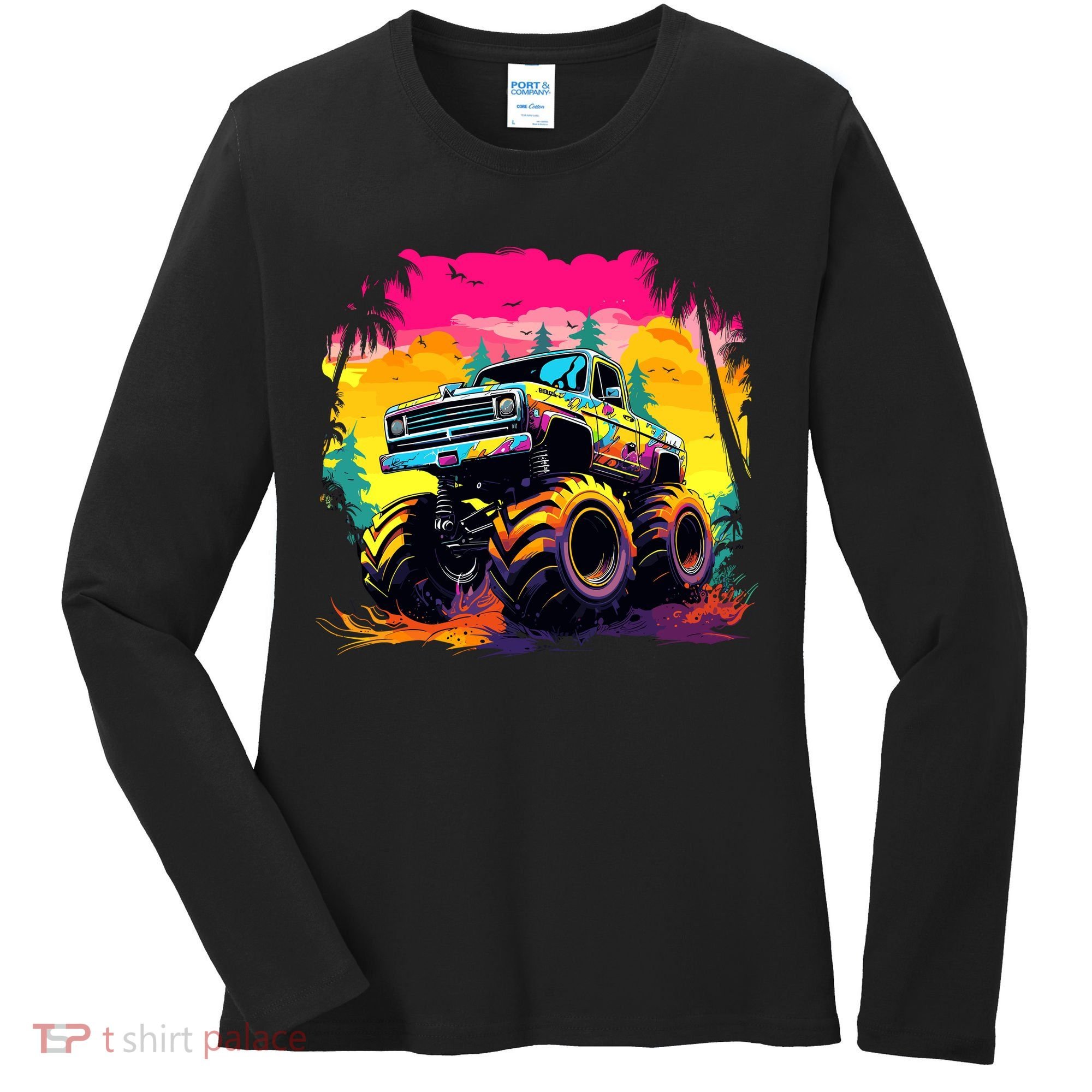 Monster Truck Women's Long Sleeve Shirt