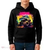 Monster Truck Kids Hoodie thumb 4