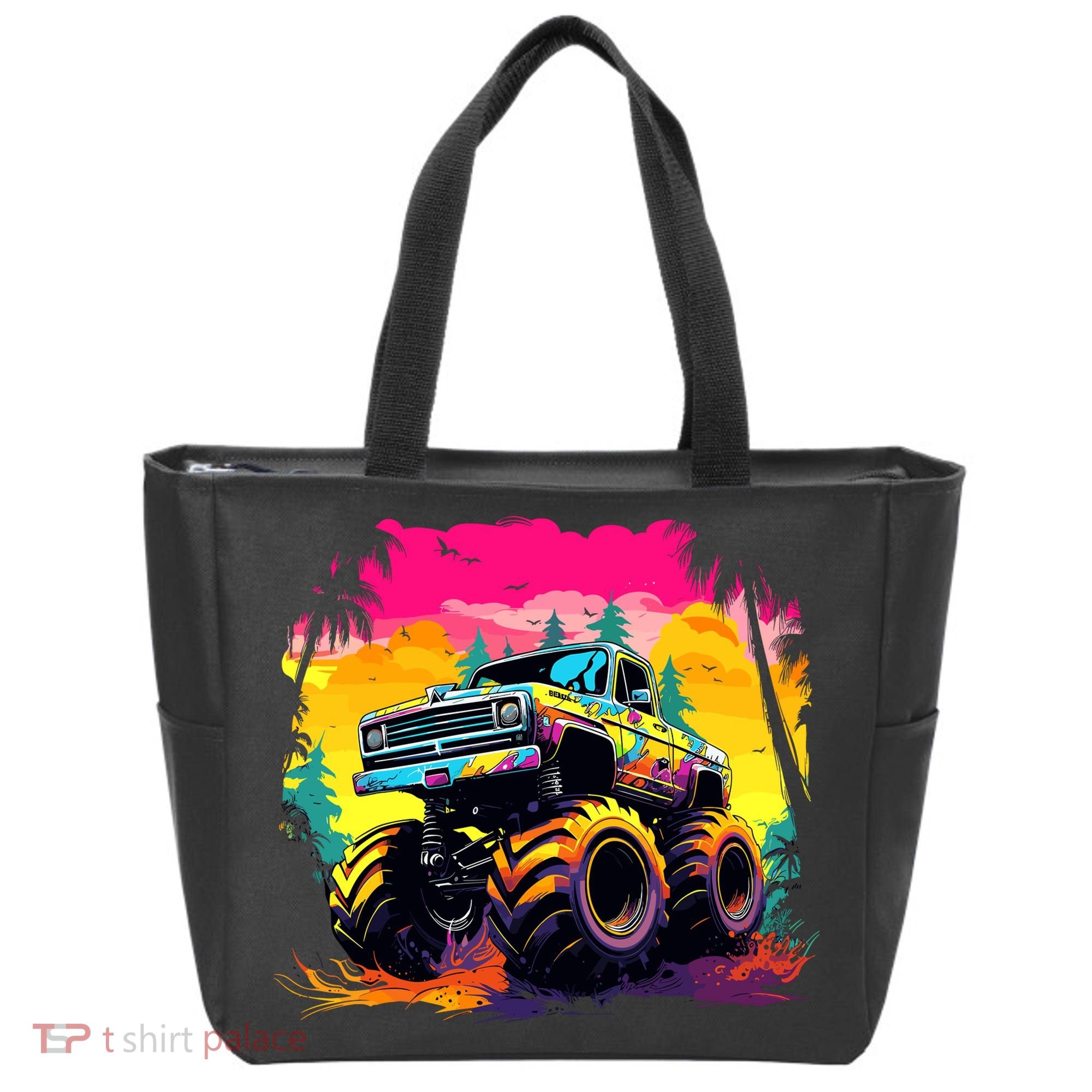 Monster Truck Tote Bag