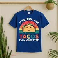 Mexican Taco Nacho Type Mexico Pride Funny Fiesta T-Shirt thumb 2