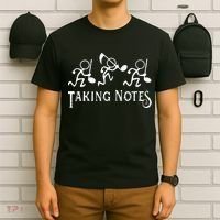Musical Taking Notes Music Lovers Teachers T-Shirt thumb 6