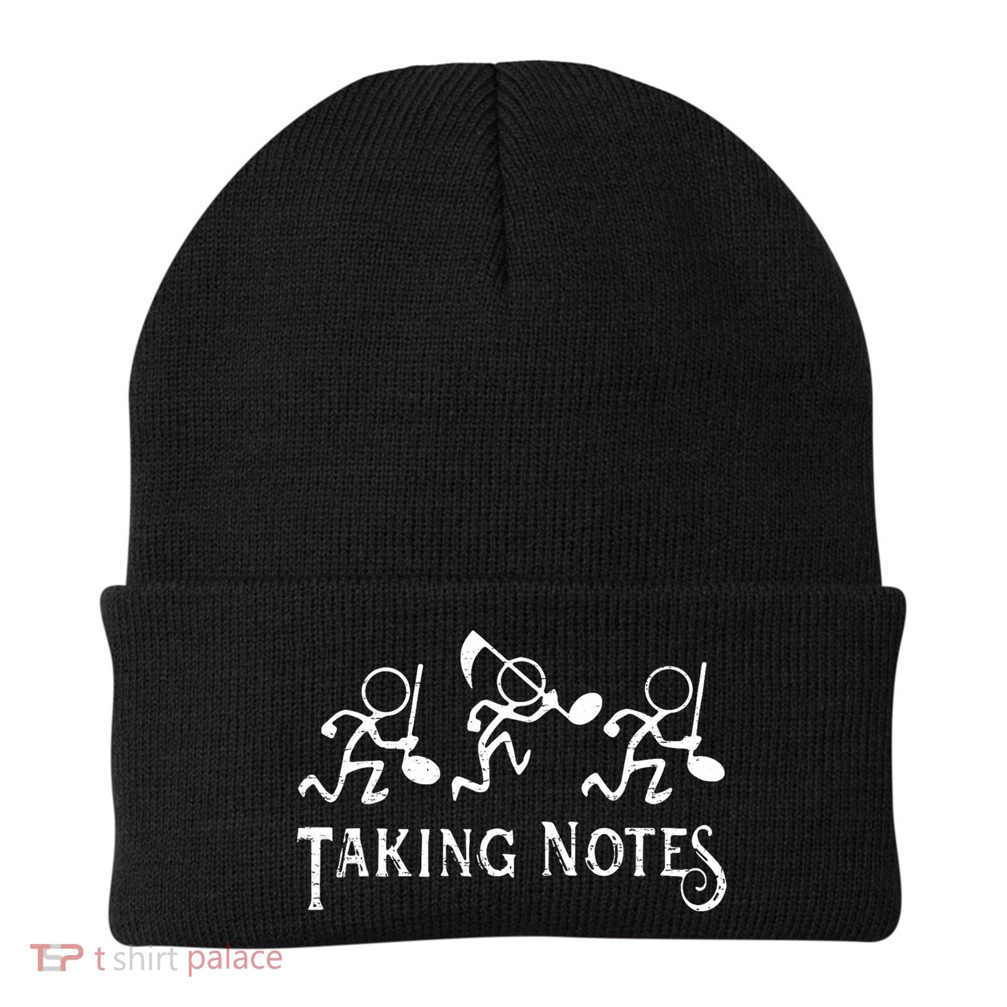 Musical Taking Notes Music Lovers Teachers Beanie