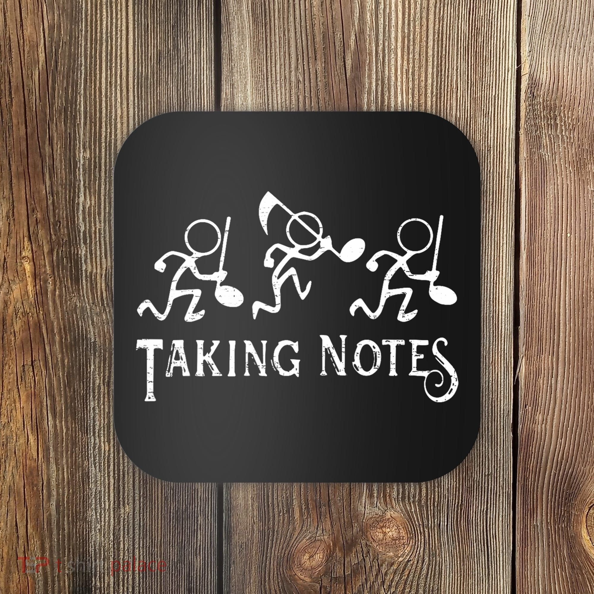 Musical Taking Notes Music Lovers Teachers Coaster